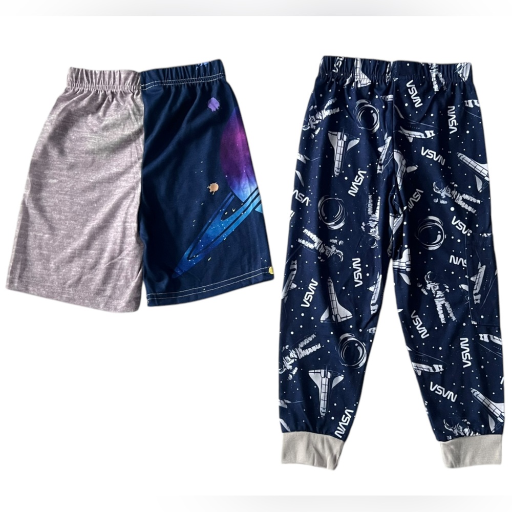 Kids NASA Pajama Shorts and Pants Set - Size 4/5 - Picture 2 of 3